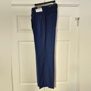 Wilke Rodriguez Men's Slim Dress Pants in Navy Blue